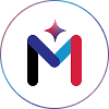 M logo